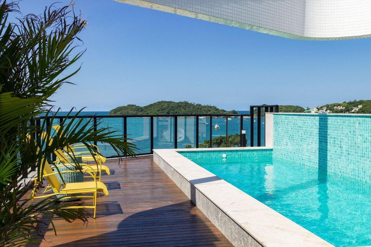 Aion Suites 302 - Lindo Apartamento Com Vista Para O Mar, A 60M Da Praia De Bombinhas, Com Piscina E Academia No Rooftop. Ngoại thất bức ảnh