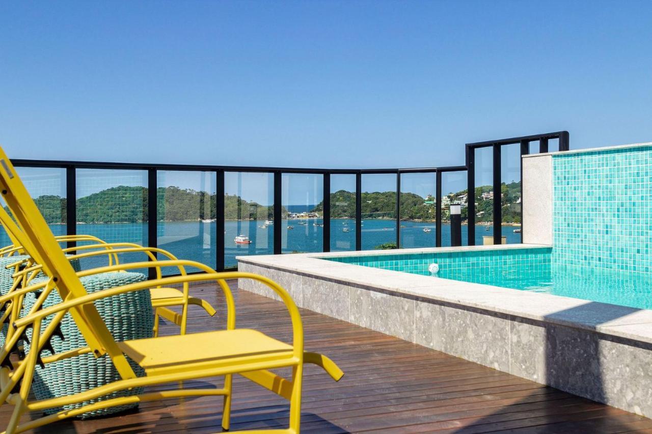 Aion Suites 302 - Lindo Apartamento Com Vista Para O Mar, A 60M Da Praia De Bombinhas, Com Piscina E Academia No Rooftop. Ngoại thất bức ảnh