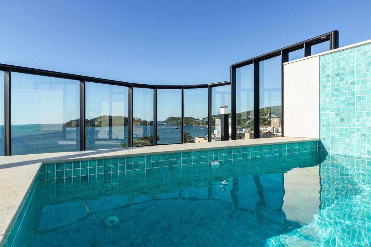 Aion Suites 302 - Lindo Apartamento Com Vista Para O Mar, A 60M Da Praia De Bombinhas, Com Piscina E Academia No Rooftop. Ngoại thất bức ảnh