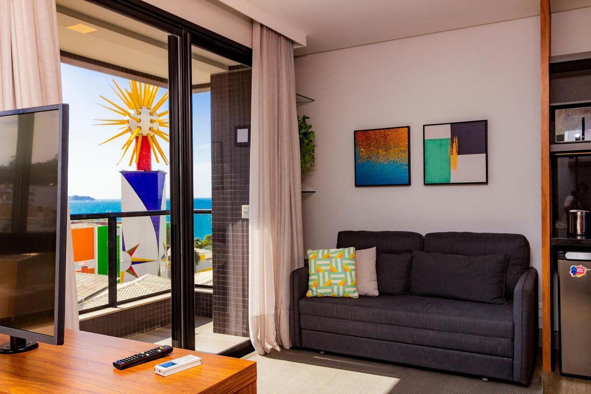 Aion Suites 302 - Lindo Apartamento Com Vista Para O Mar, A 60M Da Praia De Bombinhas, Com Piscina E Academia No Rooftop. Ngoại thất bức ảnh