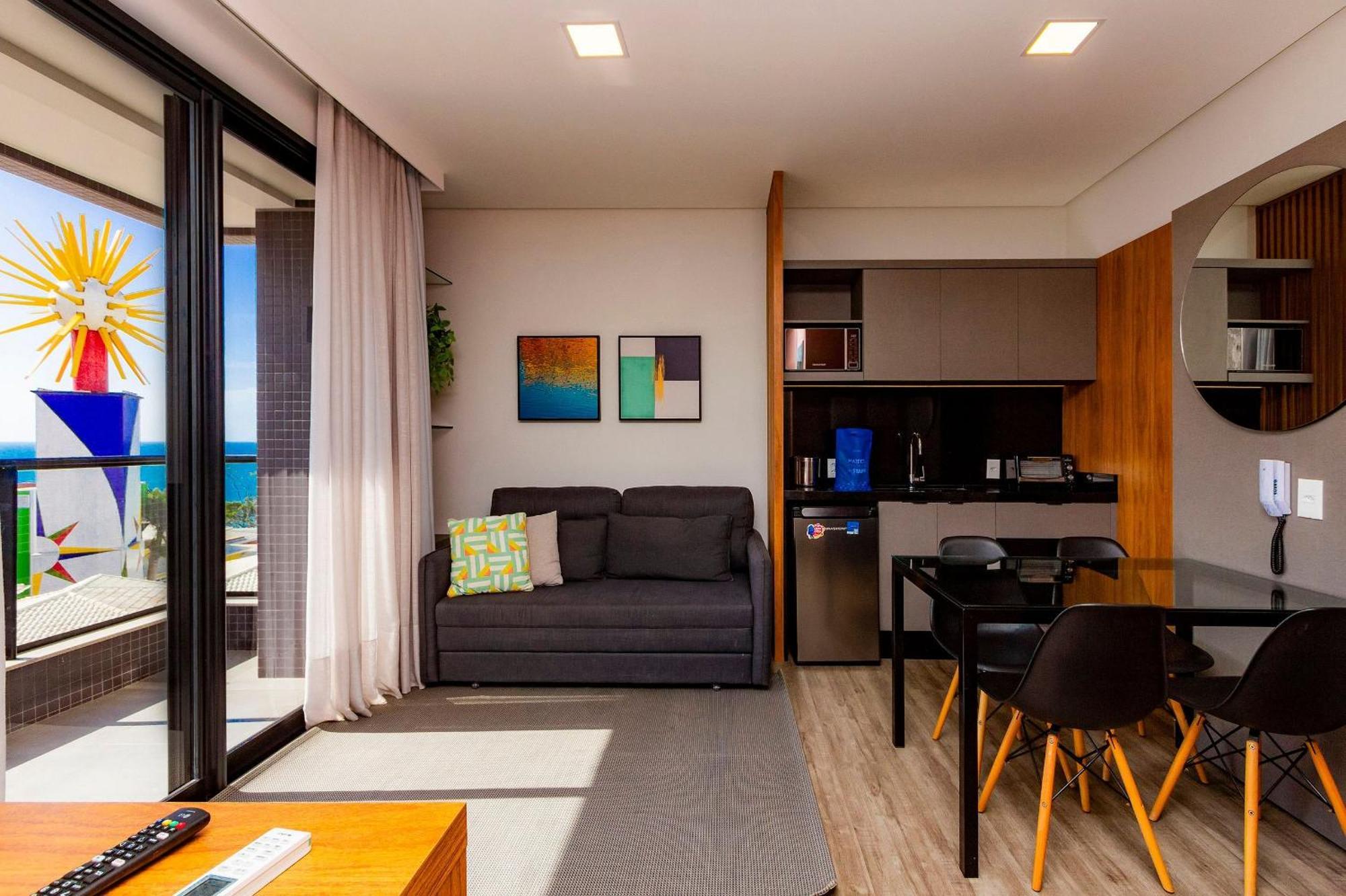 Aion Suites 302 - Lindo Apartamento Com Vista Para O Mar, A 60M Da Praia De Bombinhas, Com Piscina E Academia No Rooftop. Ngoại thất bức ảnh