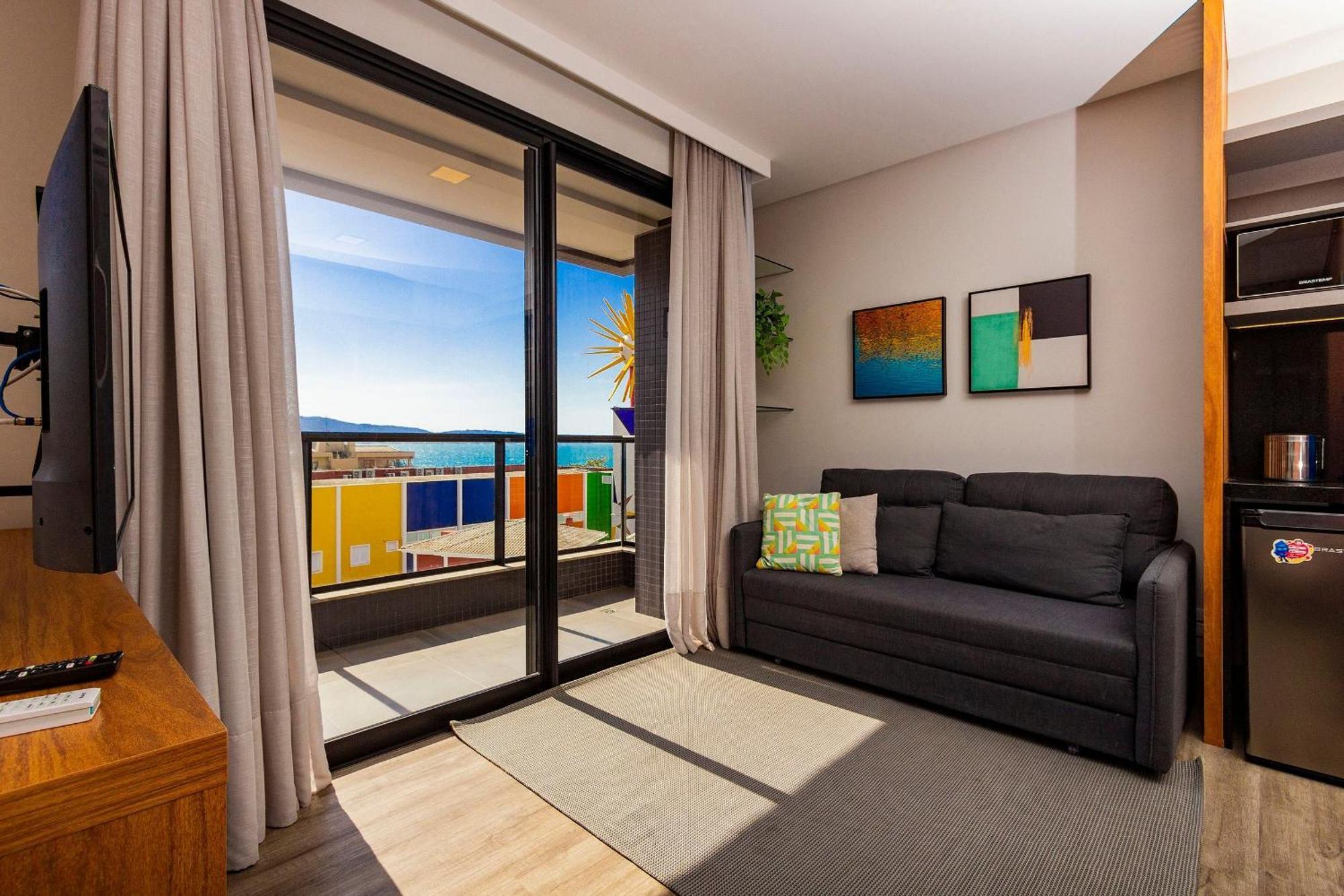 Aion Suites 302 - Lindo Apartamento Com Vista Para O Mar, A 60M Da Praia De Bombinhas, Com Piscina E Academia No Rooftop. Ngoại thất bức ảnh