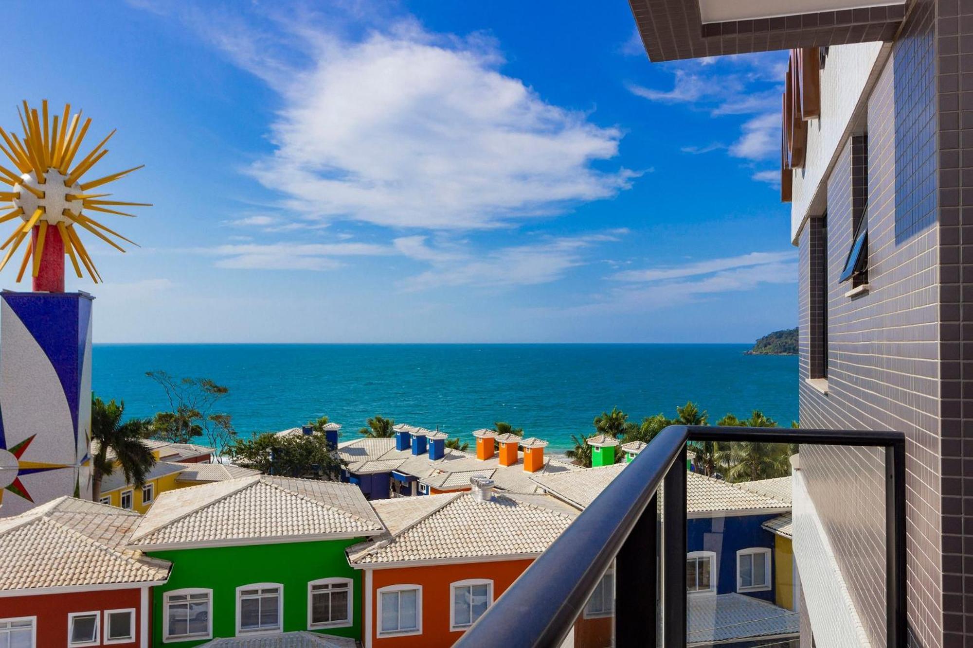 Aion Suites 302 - Lindo Apartamento Com Vista Para O Mar, A 60M Da Praia De Bombinhas, Com Piscina E Academia No Rooftop. Ngoại thất bức ảnh