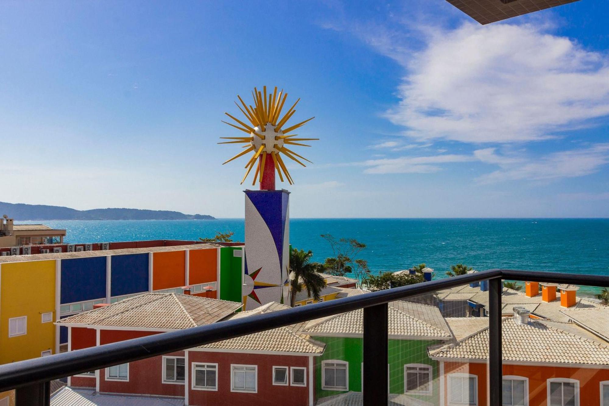 Aion Suites 302 - Lindo Apartamento Com Vista Para O Mar, A 60M Da Praia De Bombinhas, Com Piscina E Academia No Rooftop. Ngoại thất bức ảnh